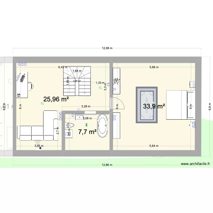 Lacroux mat. Plan de 15 et 258 m² Lacroux mat. Plan de 15 et 258 m²