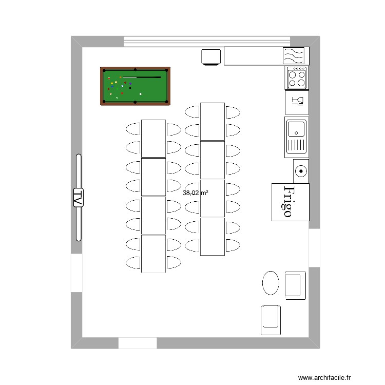 cuisine Plan avant. Plan de 0 pièce et 0 m2