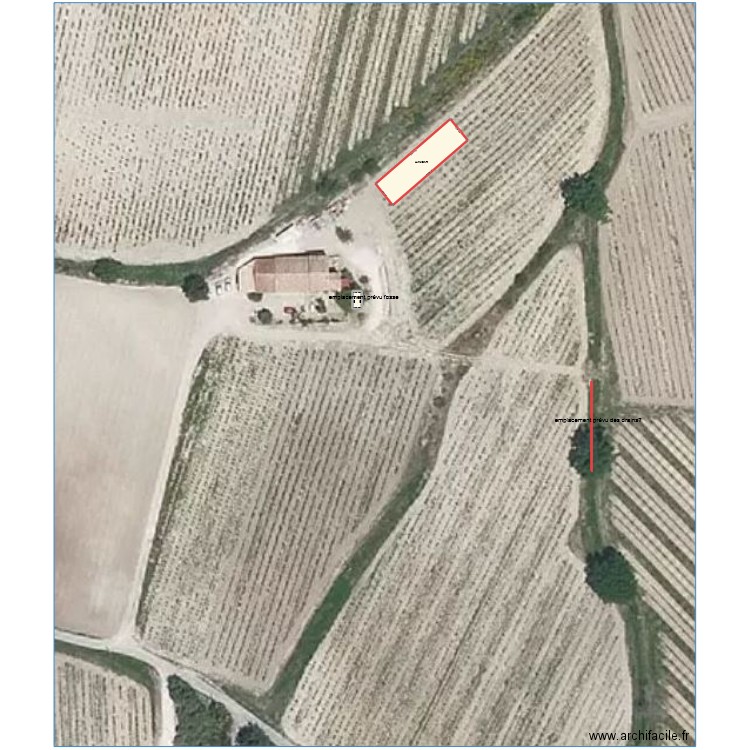 Hangar Cairanne pour assainissement. Plan de 0 pièce et 0 m2