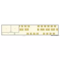 dortoir 18 place grand lit