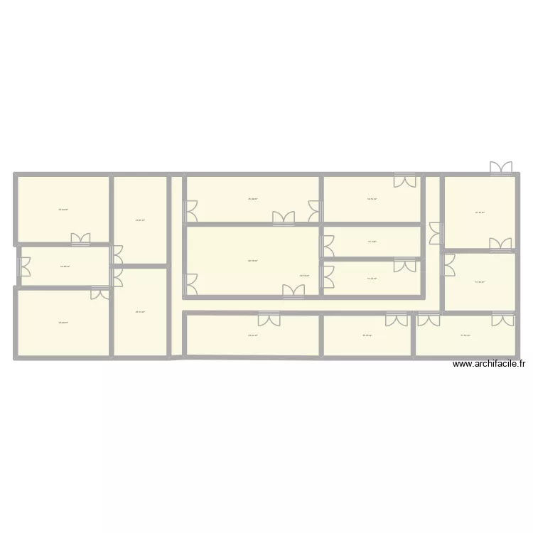 Plan contr&ocirc;le. Plan de 16  et 344 m²