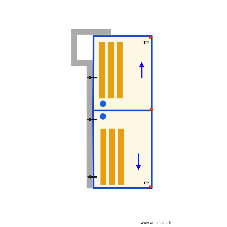 Bruno Correia. Plan de 2 pièces et 19 m2
