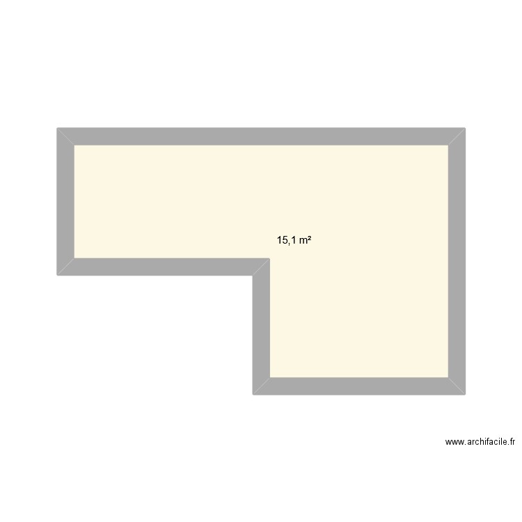 Garage + Atelier St Laurent. Plan de 1 pièce et 15 m2