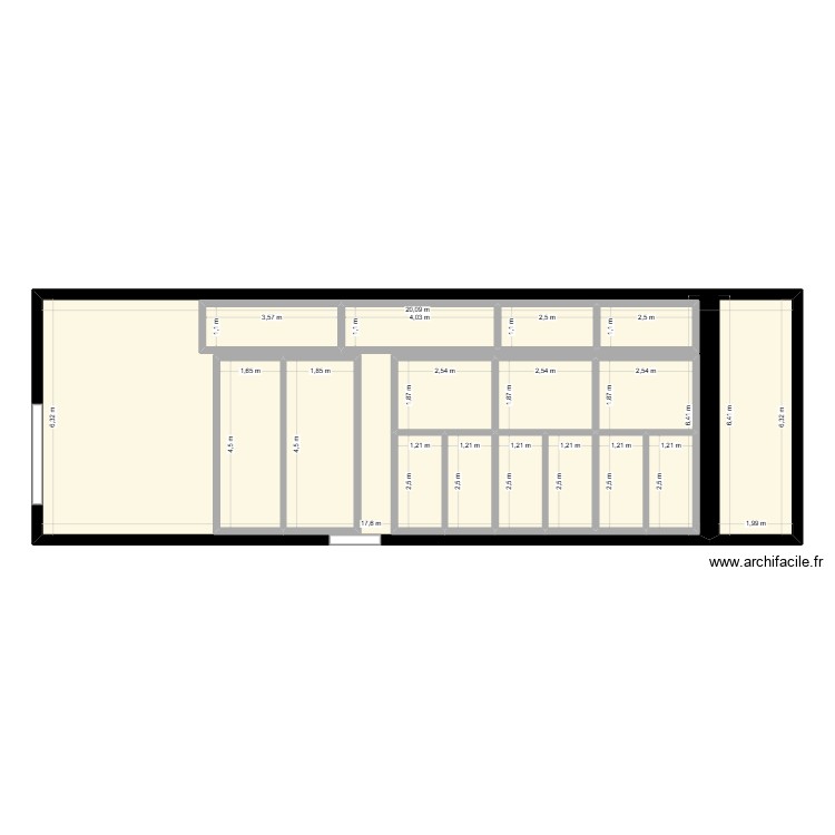 chai champs. Plan de 0 pièce et 0 m2