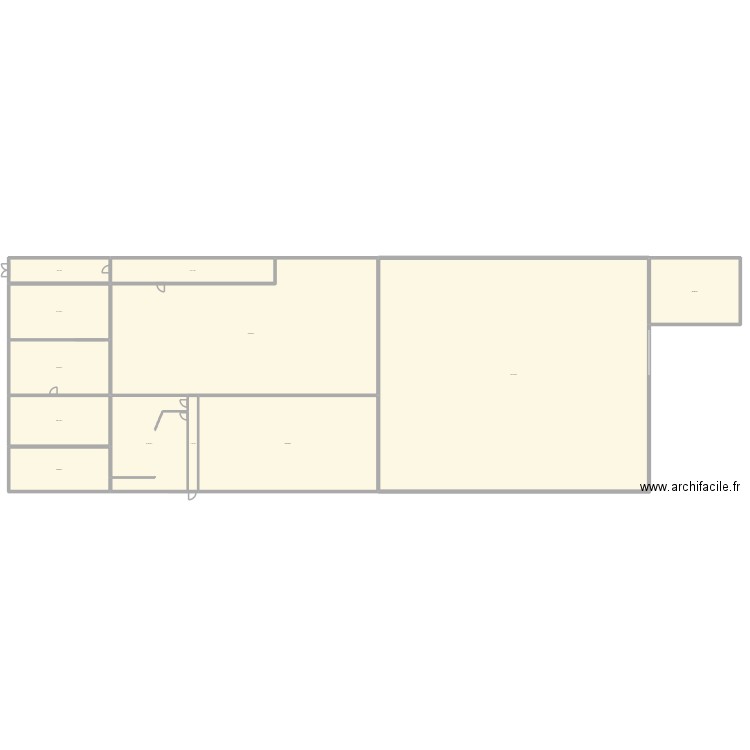 local pringy. Plan de 12 pièces et 1792 m2