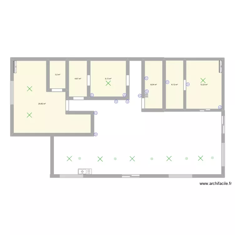 Edouard&Danielle. Plan de 7 Pièces et 67 m² Edouard&Danielle. Plan de 7 Pièces et 67 m²
