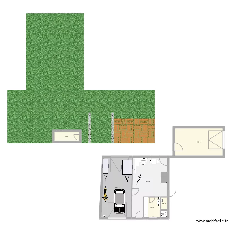 projet-ATELIER-v1. Plan de 7  et 100 m²