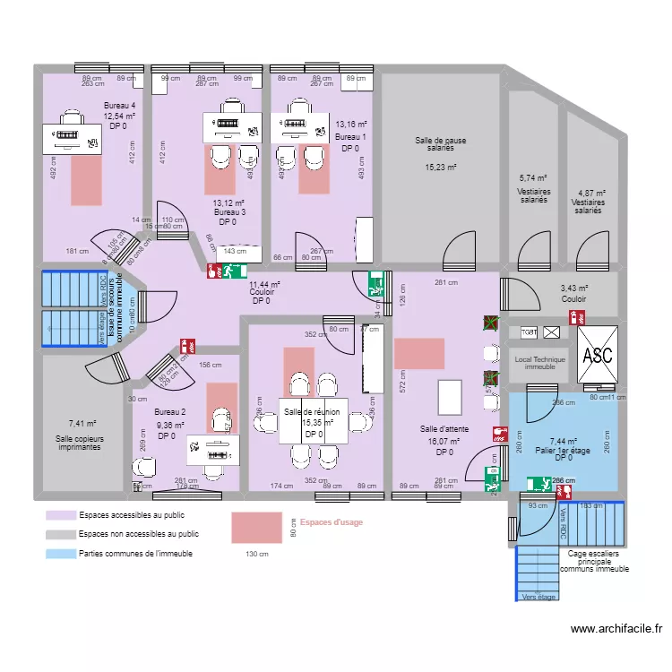WIMOOV FORBACH APRES TRAVAUX. Plan de 