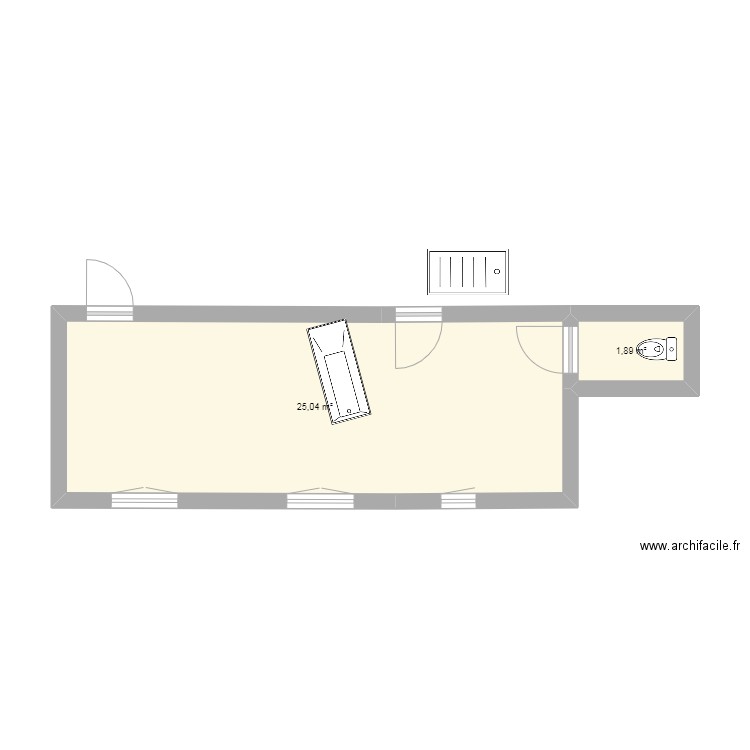 sdb. Plan de 0 pièce et 0 m2