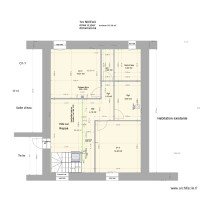 Remise à jour dimensions 1er Niveau S 53.36m2*