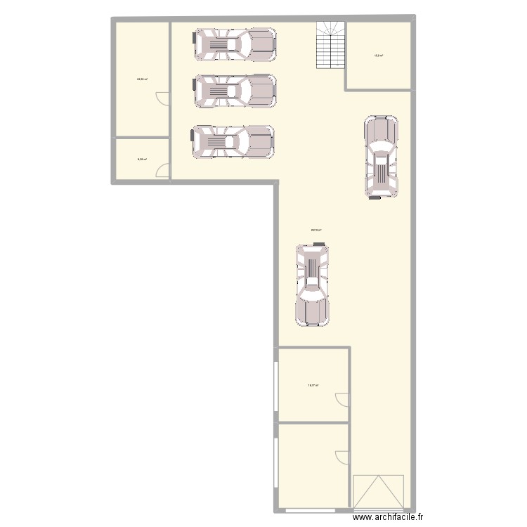 Aroeira magnolias. Plan de 18 pièces et 631 m2