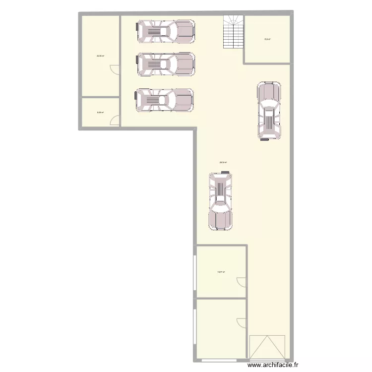 Aroeira magnolias. Plan de 
