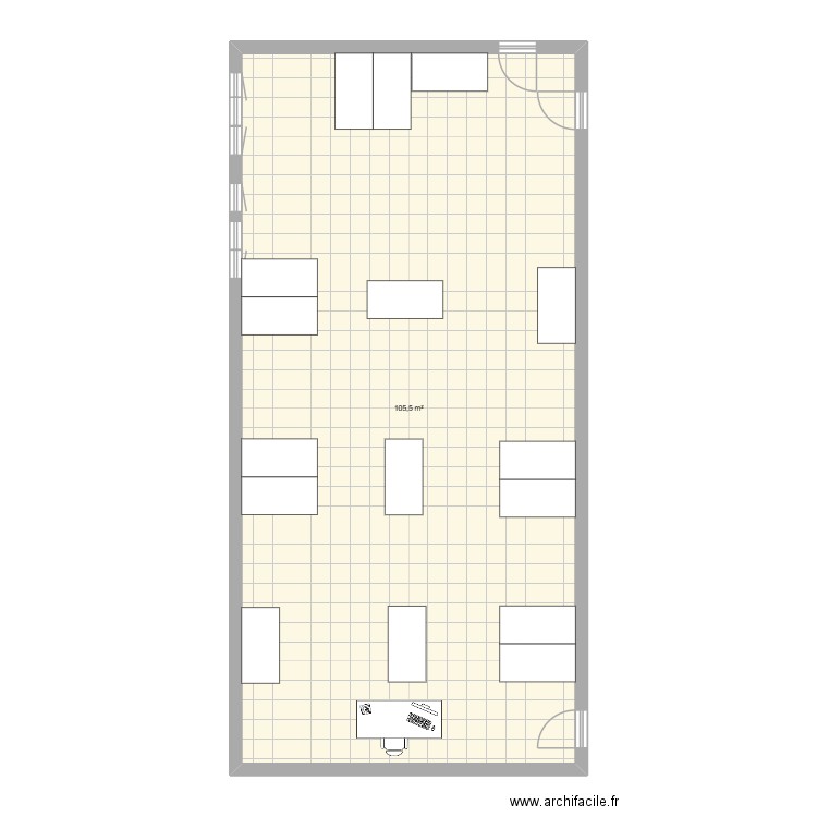 Esser 2. Plan de 1 pièce et 106 m2