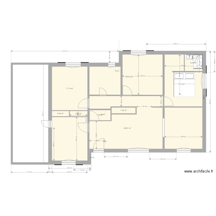 plan SP3C 2710. Plan de 0 pièce et 0 m2