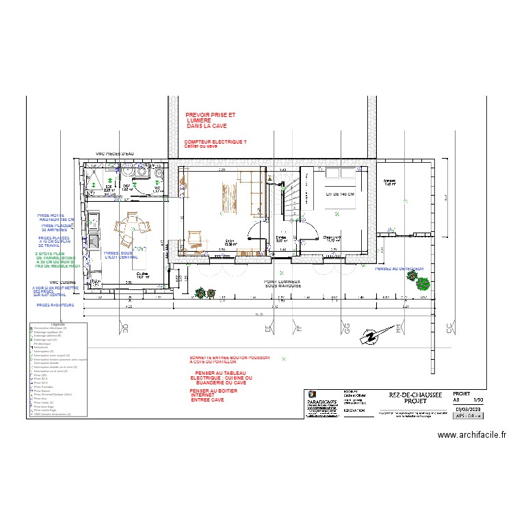 BODINET LA PALLICE RDC ELEC. Plan de 0 pièce et 0 m2