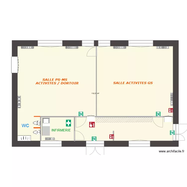 busserolles BIS. Plan de 