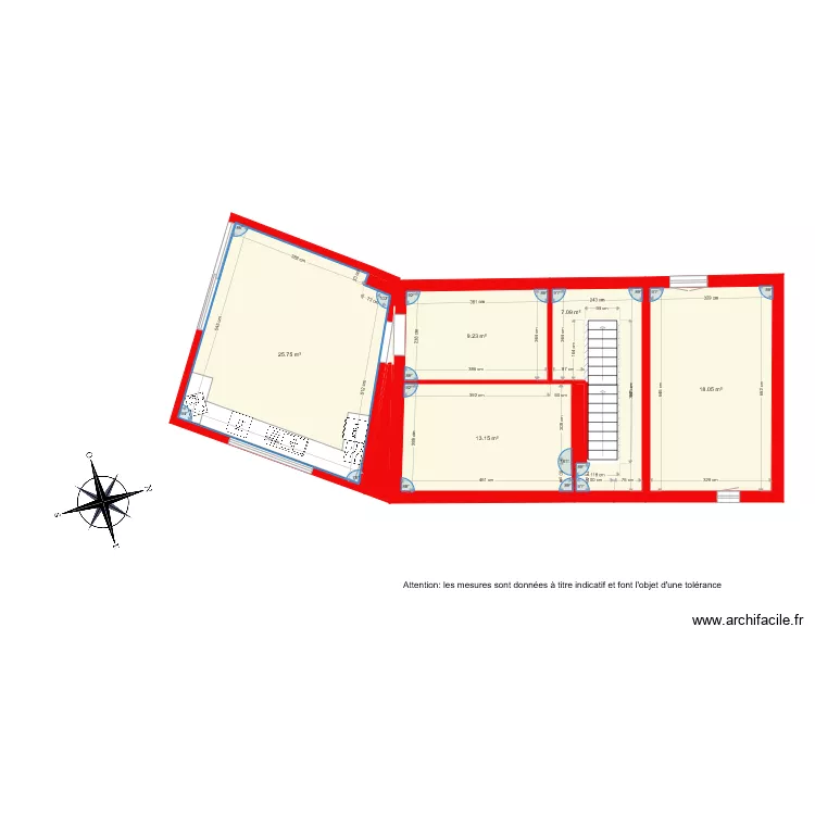 BI3267 &eacute;tage. Plan de 