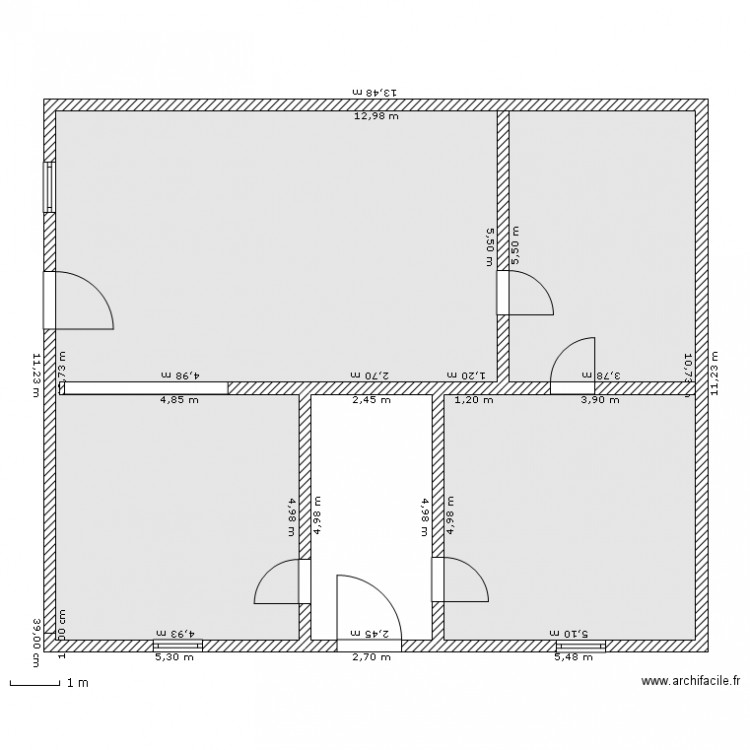 REZ DE CHAUSSEE. Plan de 0 pièce et 0 m2