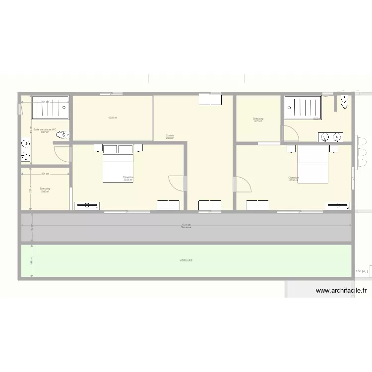 Plan de maison v10. Plan de 