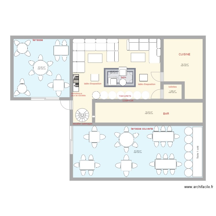 marketing du point de vente. Plan de 0 pièce et 0 m2