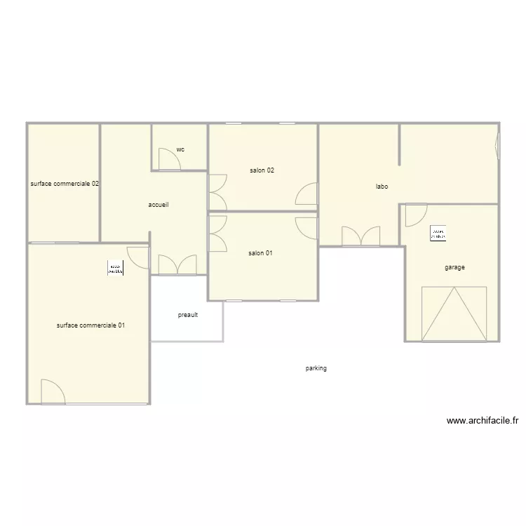 sci carradu fun&eacute;. Plan de 