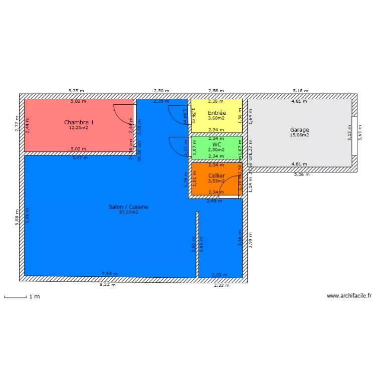 Chlo&eacute;1. Plan de 