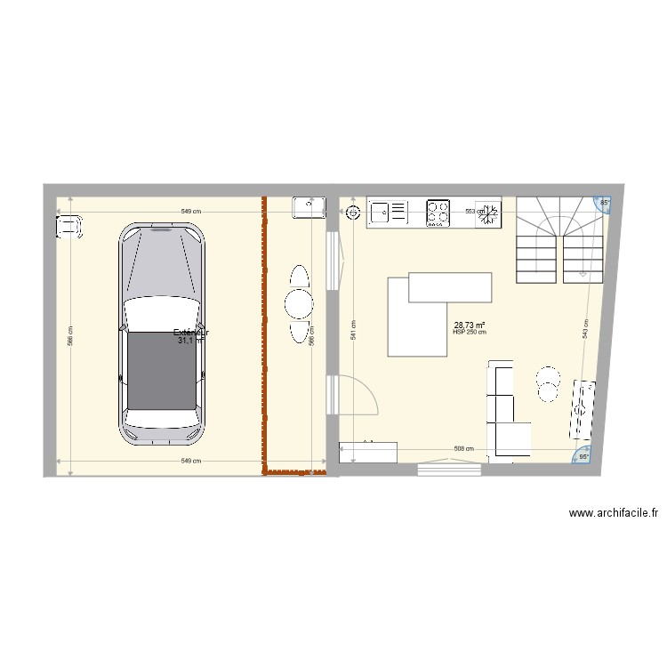 Saint aubin v1. Plan de 0 pièce et 0 m2