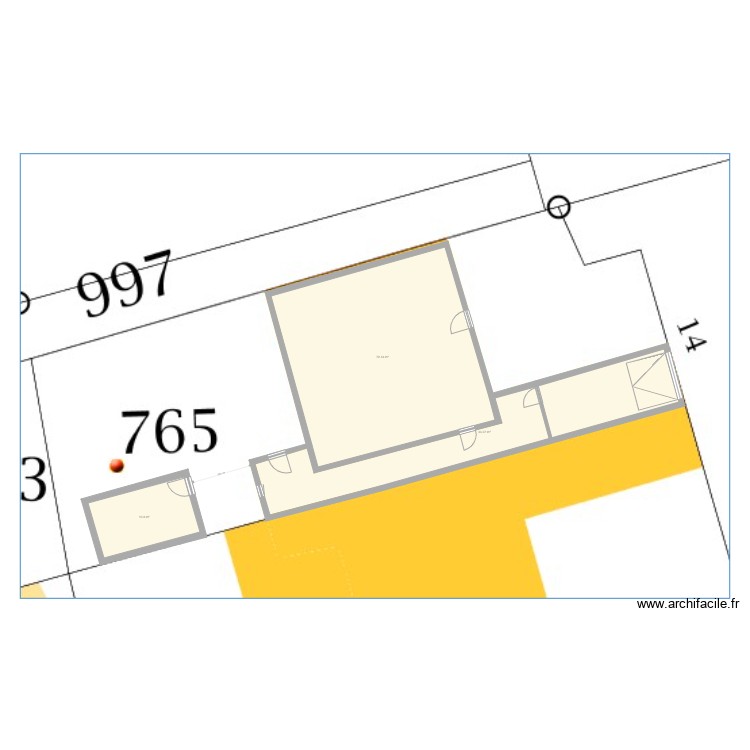 Abri de jardin. Plan de 0 pièce et 0 m2