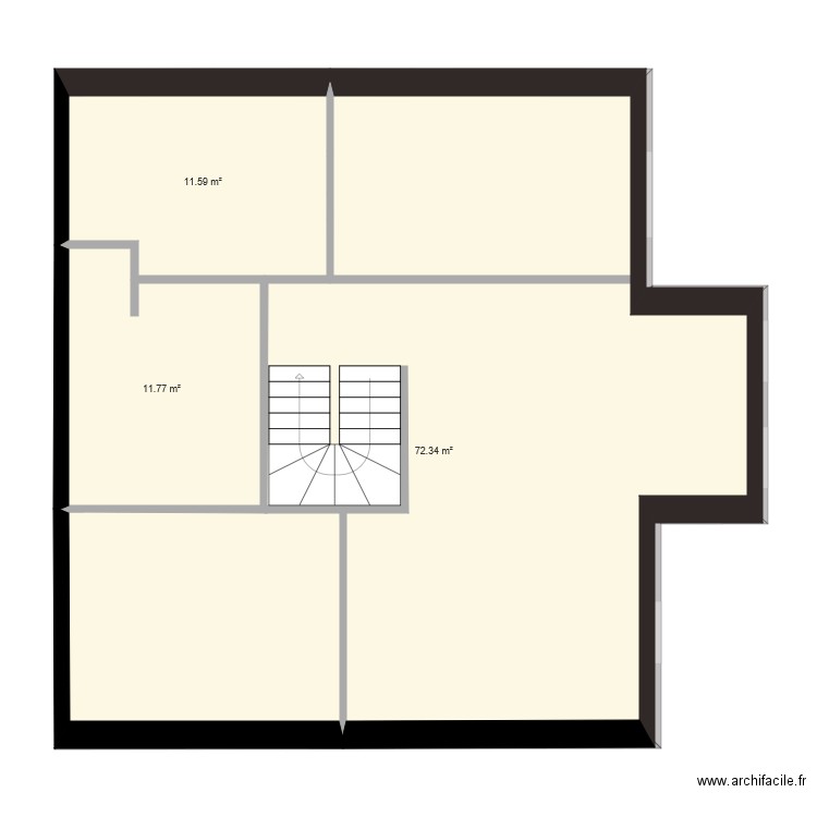 RDC et 1er. Plan de 0 pièce et 0 m2