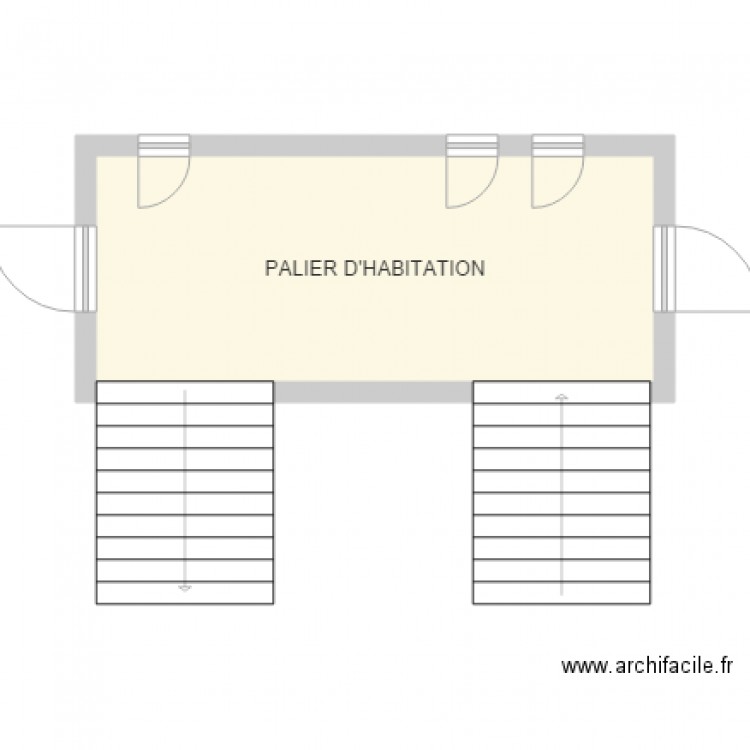 PALIER DHABITATION MAISON ALFORT. Plan de 0 pièce et 0 m2