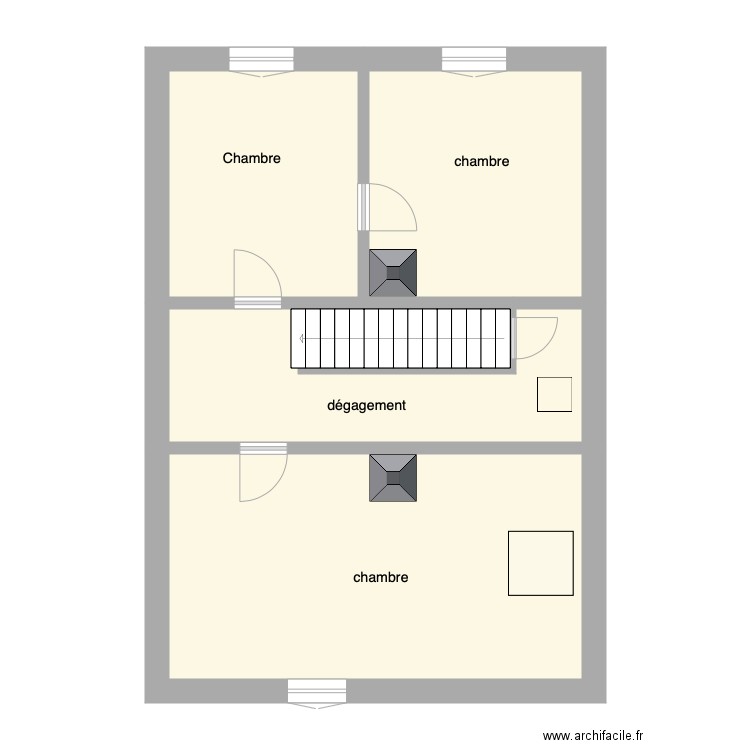 taglang existant etage. Plan de 0 pièce et 0 m2