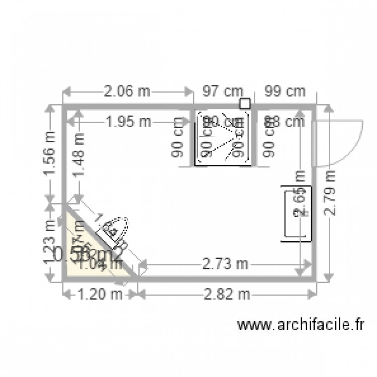 Langloismenage combleV2. Plan de 0 pièce et 0 m2