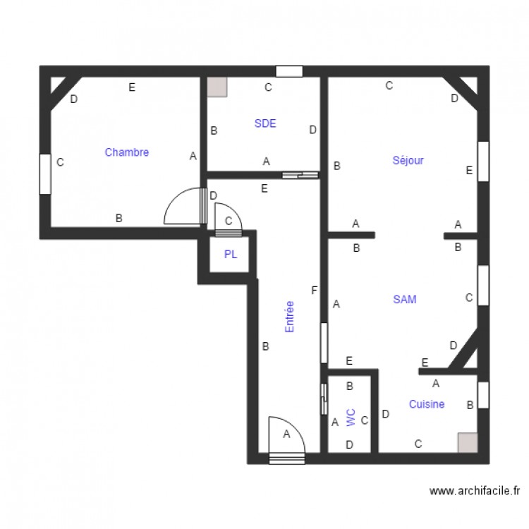 JACQUOT. Plan de 0 pièce et 0 m2