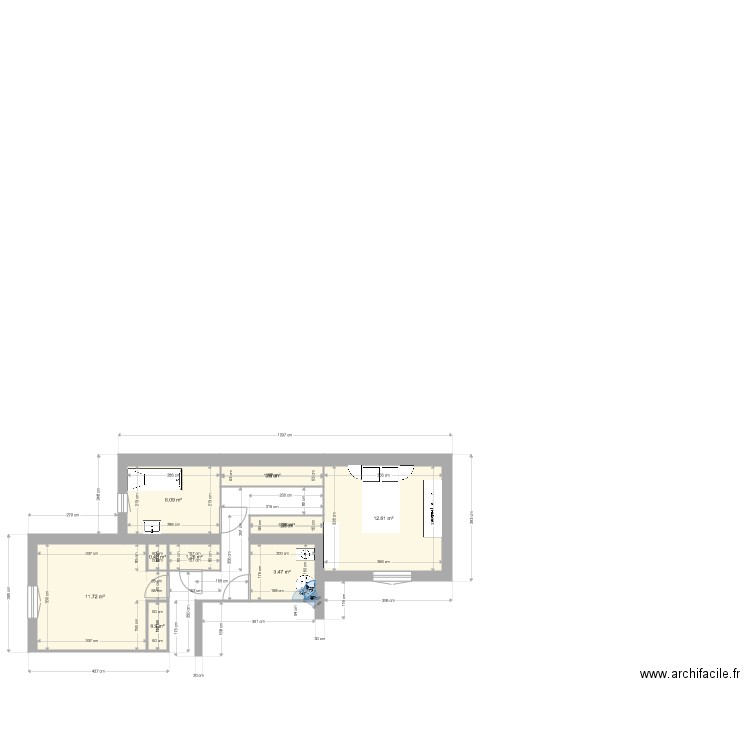 Agrandissement 1. Plan de 0 pièce et 0 m2