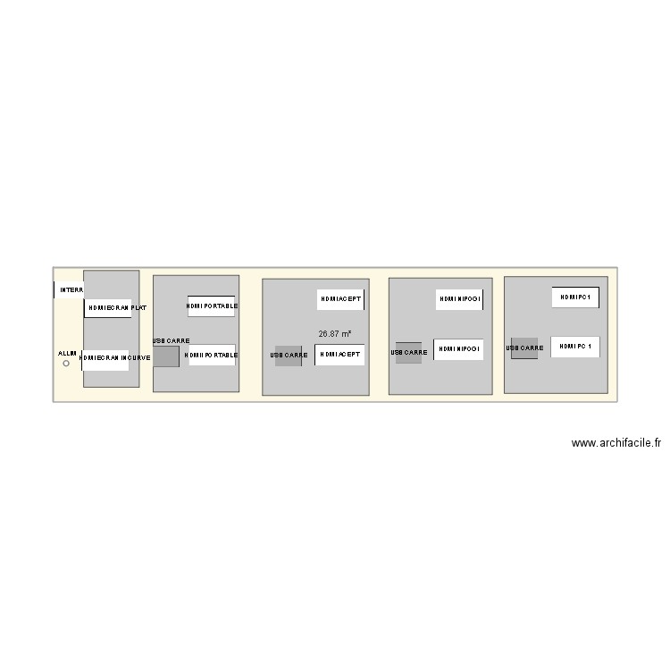 BRANCHEMENT REPARTITEUR. Plan de 0 pièce et 0 m2