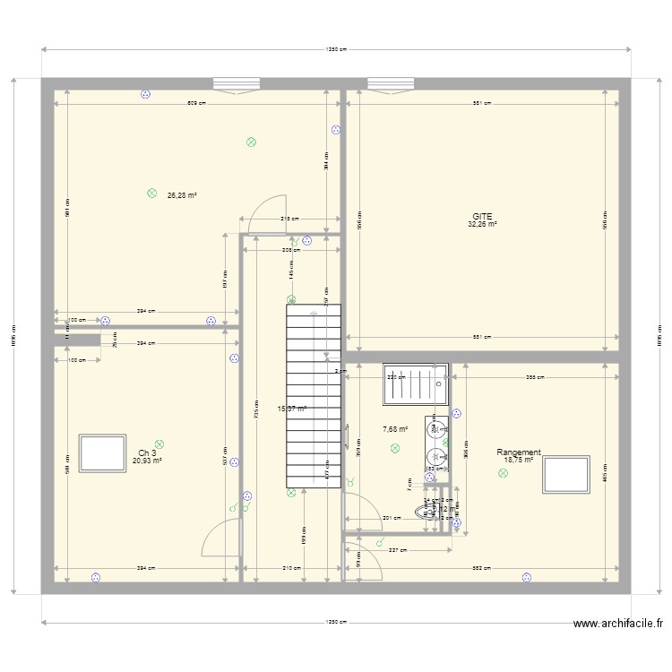 Guyetant étage. Plan de 0 pièce et 0 m2