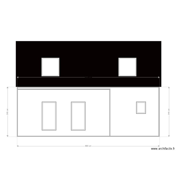 DP SUD EST. Plan de 0 pièce et 0 m2