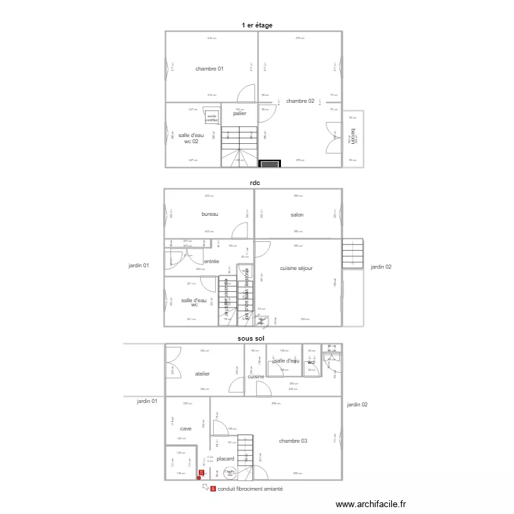 indivision julliot . Plan de 