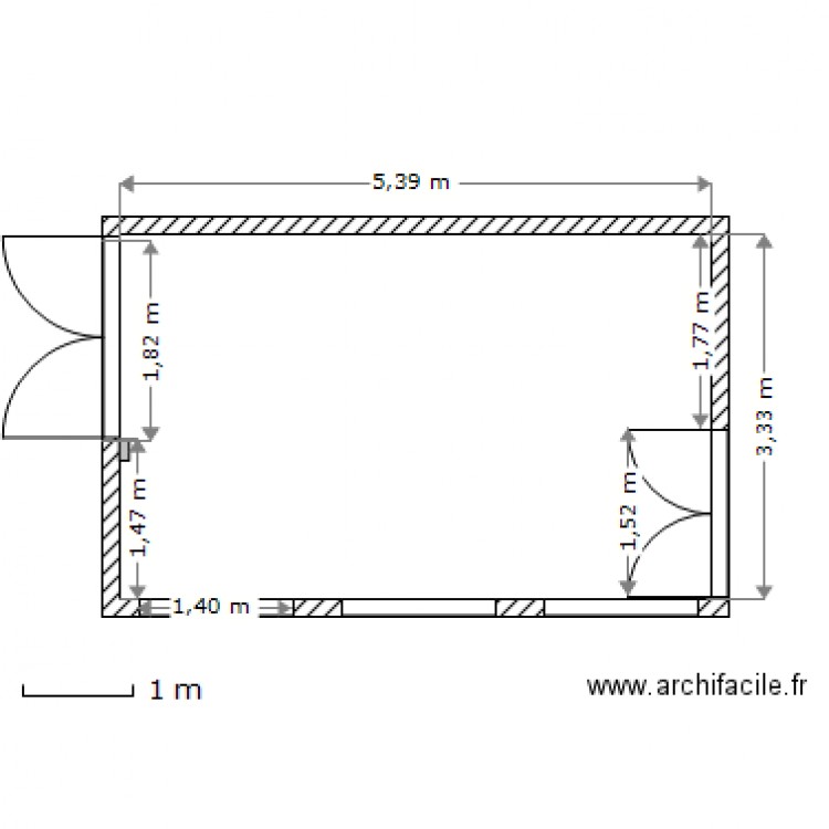 Dortoir Ecole. Plan de 0 pièce et 0 m2