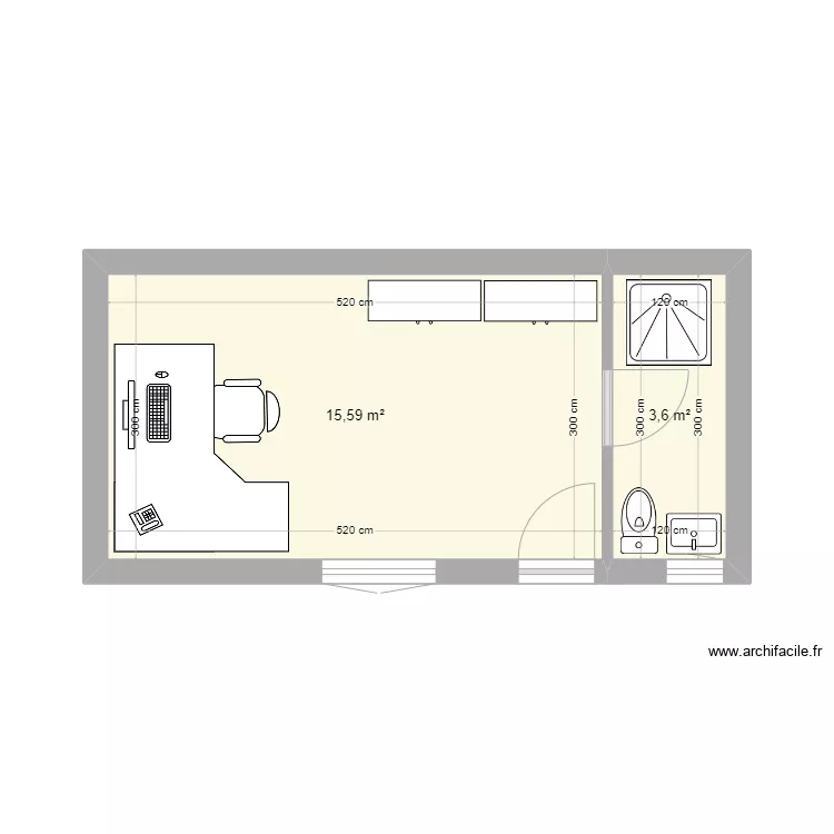 Agrandissement. Plan de 