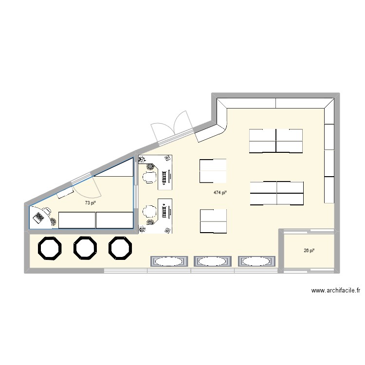 Aménagement 3. Plan de 0 pièce et 0 m2