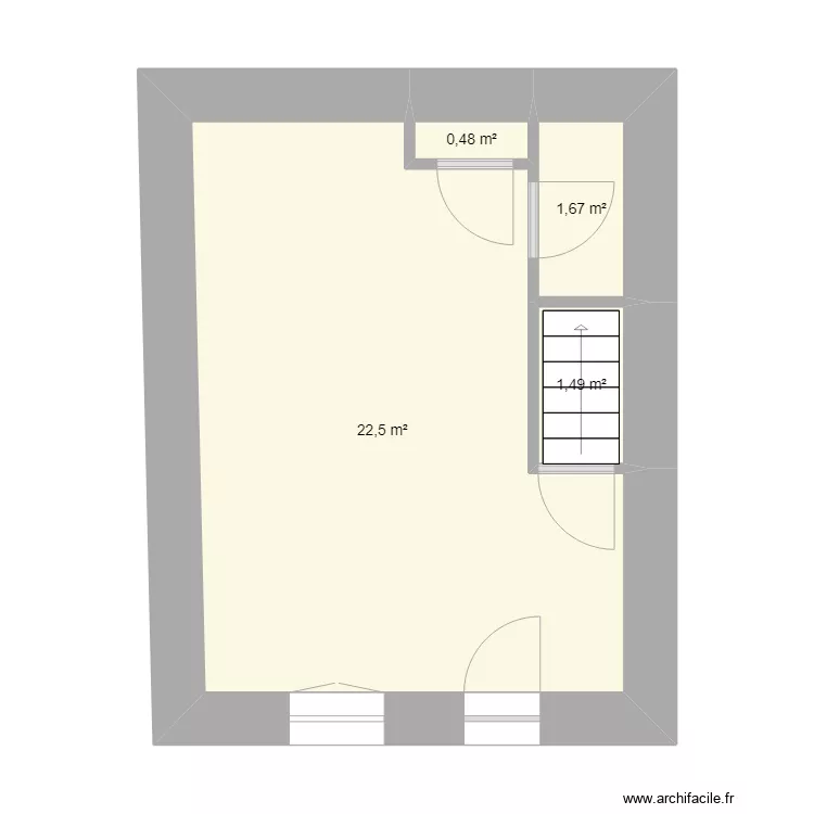 ILOT PONTAUMUR. Plan de 