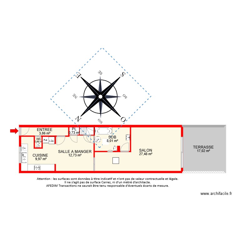 BI 7242 RDC. Plan de 0 pièce et 0 m2