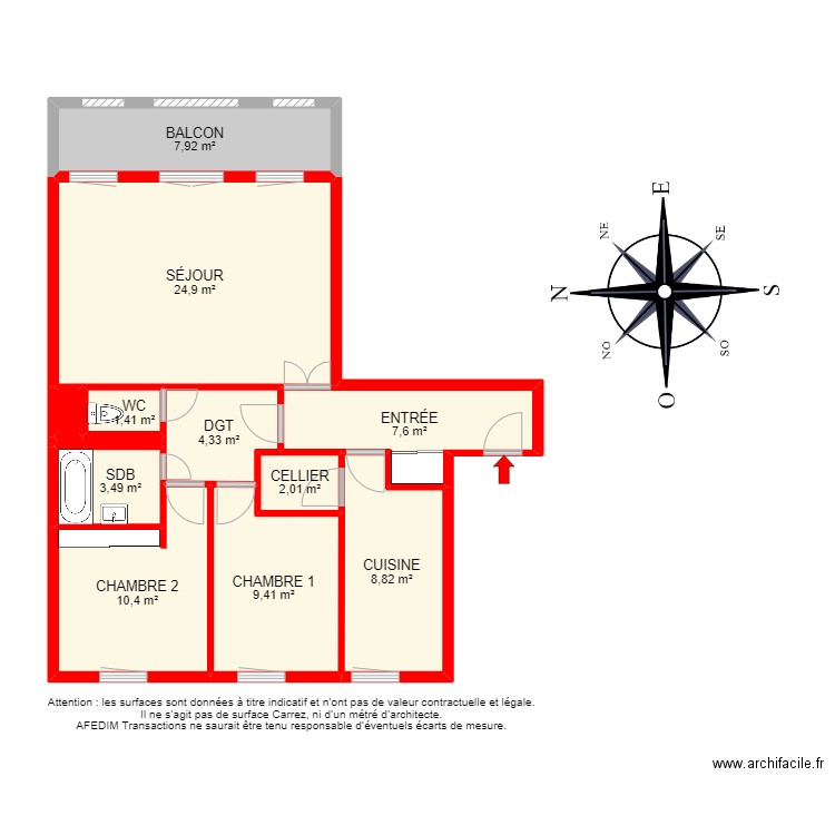 BI 12873. Plan de 0 pièce et 0 m2