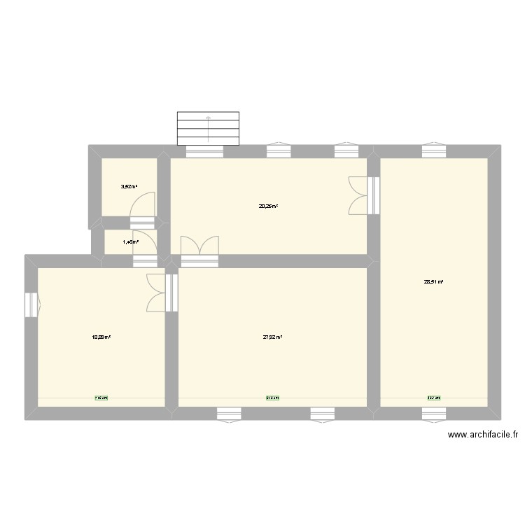 PARTIEL (partager). Plan de 0 pièce et 0 m2