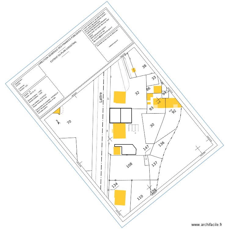 Russey pm. Plan de 0 pièce et 0 m2