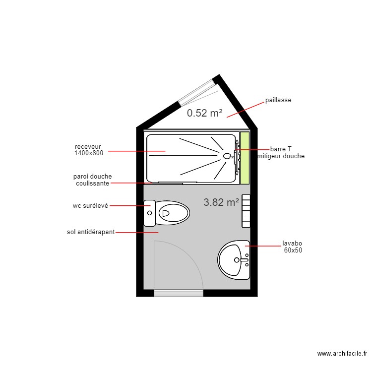 chouai. Plan de 0 pièce et 0 m2