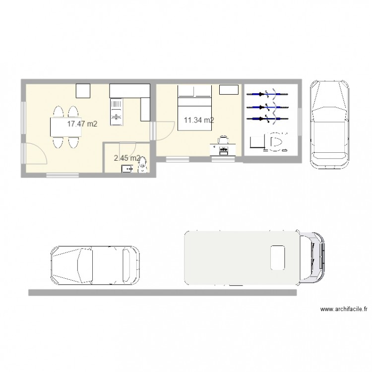 studio maman. Plan de 0 pièce et 0 m2