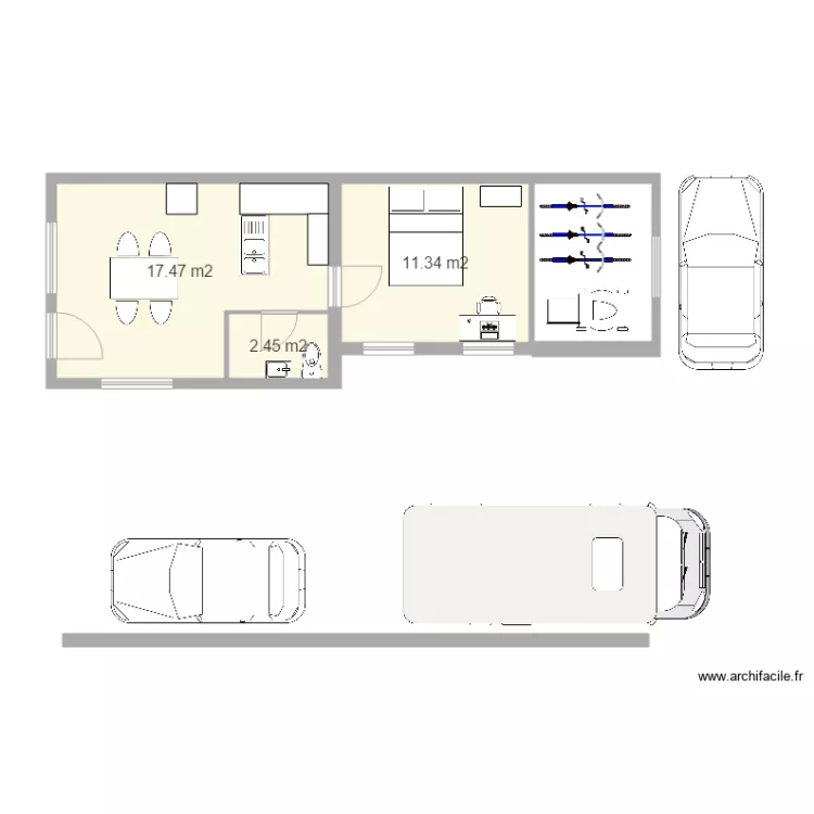 studio maman. Plan de 