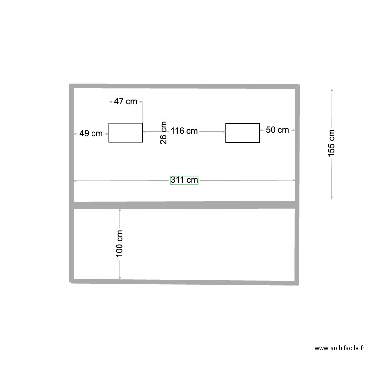 PLAN MUR2. Plan de 0 pièce et 0 m2